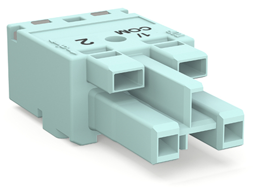WAGO GmbH & Co. KG Buchse 2-polig Kod. B,helltürkis 770-1242/076-000