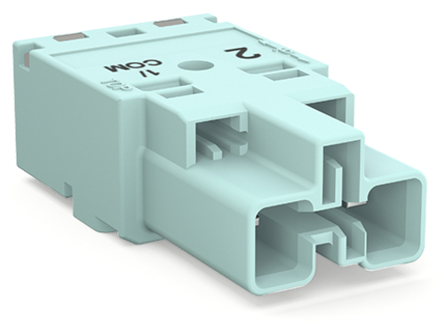 WAGO GmbH & Co. KG Stecker 2-polig Kod. B,helltürkis 770-1252/076-000