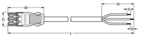 WAGO GmbH & Co. KG konfekt. Anschlussleitung Cca,Buchse 771-9373/166-101