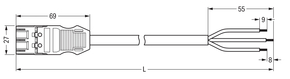 WAGO GmbH & Co. KG konfekt. Anschlussleitung Cca,Stecker 771-9373/266-101