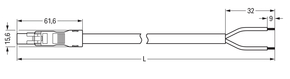 WAGO GmbH & Co. KG konfekt. Anschlussleitung Eca,Stecker 891-8992/215-401