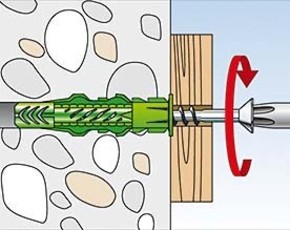 Fischer Deutschl. Universaldübel UX GREEN 6x50 R