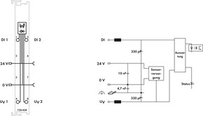 WAGO GmbH & Co. KG Digitale Eingangsklemme 2-Kanal DC24,7V 750-438