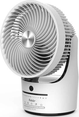 Fakir SDA Tischventilator Prestige TVC 360 weiß/sw