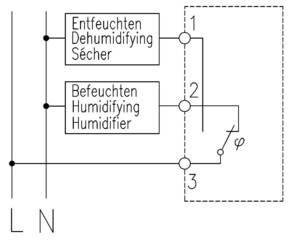 Alre-it Schaltschrankhygrostat RFHSS-114.110/01