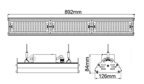 Scharnberger+Hasenbein LED-Hallenstrahler 4000K 90350