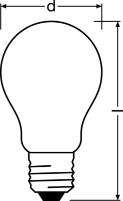 Osram LAMPE LED-Dekolampe E27 orange STCLASA15300G2.51500