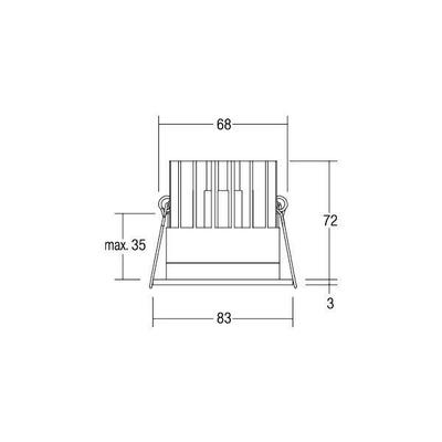 Brumberg Leuchten LED-Einbaudownlight 500 mA 12035183