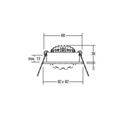 Brumberg Leuchten LED-Einbaustrahler 350 mA 12262083