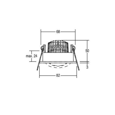 Brumberg Leuchten LED-Einbaustrahler 350 mA 12353083