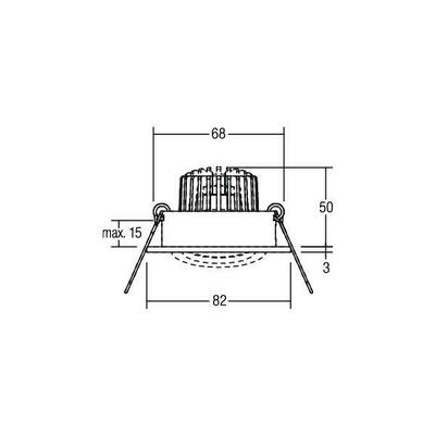 Brumberg Leuchten LED-Einbaustrahler 350 mA 2700 K 12371023