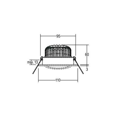 Brumberg Leuchten LED-Einbaustrahler 350 mA 12395083