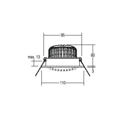 Brumberg Leuchten LED-Einbaustrahler 350 mA 12491083