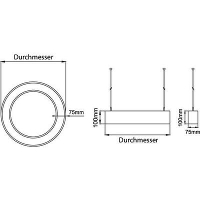 Brumberg Leuchten LED-Pendel-Profilleuchte TW 13631188