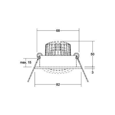 Brumberg Leuchten LED-Einbaustrahler 230V 39143083