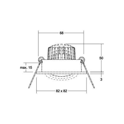 Brumberg Leuchten LED-Einbaustrahler 230V 39144083