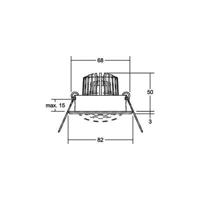 Brumberg Leuchten LED-Einbaustrahler 230V 39187253