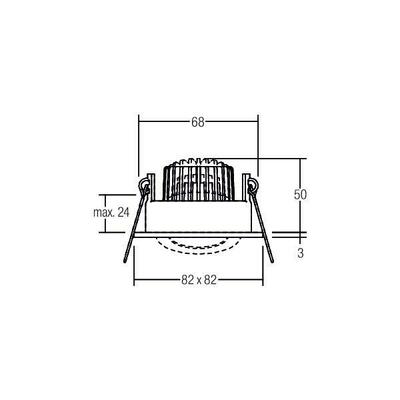 Brumberg Leuchten LED-Einbaustrahler 230V 39355083