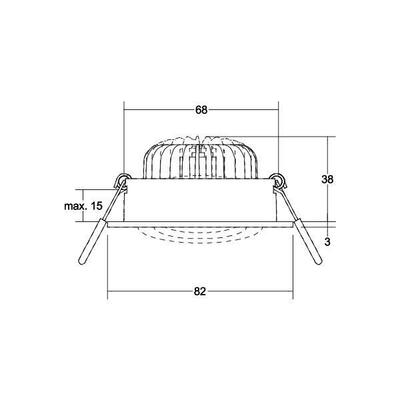 Brumberg Leuchten LED-Einbaustrahler 230V 39378183