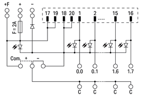 WAGO GmbH & Co. KG Übergabemodul DIN 41651 704-2024