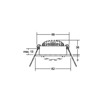 Brumberg Leuchten LED-Einbaustrahler 230V 39421023