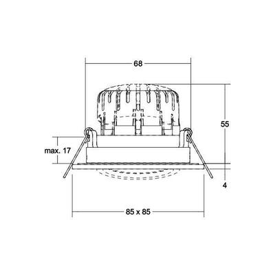 Brumberg Leuchten LED-Einbaustrahler 230V 39488153