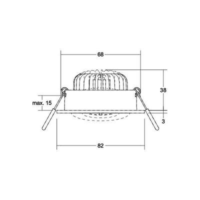 Brumberg Leuchten LED-Einbaustrahler 230V 40377183