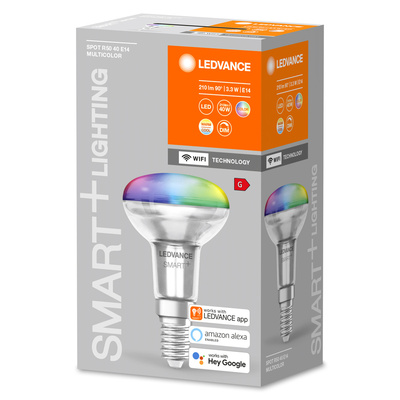 Ledvance LED-Reflektorlampe R50 WiFi, RGBW SMART #4058075609556