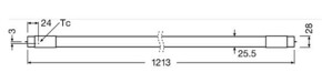 Radium Lampenwerk LED-Tube T8 HF RL-T8 36 HO 840G13HF