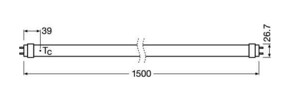 Radium Lampenwerk LED-Tube T8 EM RL-T8 58 830/G13 EM