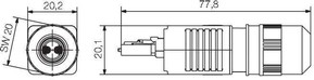 Weidmüller LWL LC Set Multimode LC Duplex MM IE-PS-V04P-2LC-MM