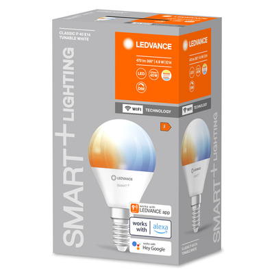 Ledvance LED-Tropfenlampe E14 WIFI, TW SMART #4058075778634