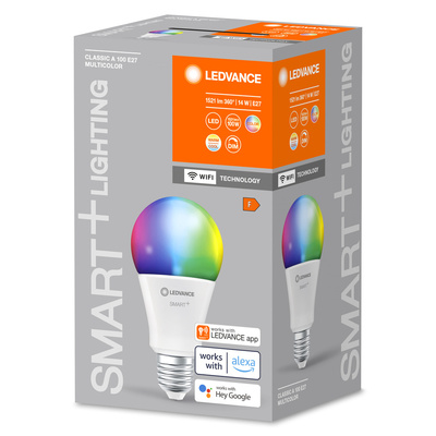 Ledvance LED-Lampe E27 WIFI, RGBW SMART #4058075778726