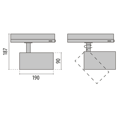 Performance in Light LED-Stromschienenstrahler 4000K 3114400