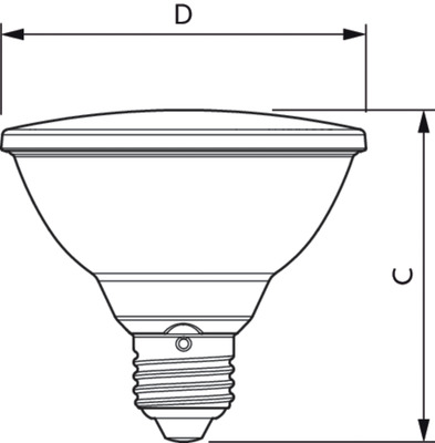 Philips Lighting LED-Reflektorlampe PAR30S 927, 25Gr. MASLEDspot #44320400