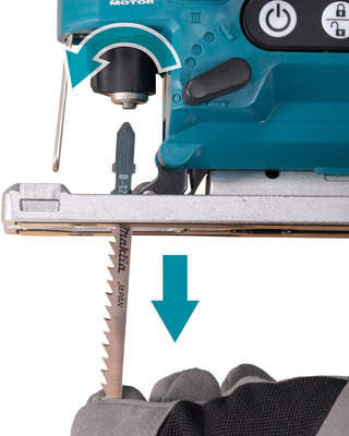 Makita Akku-Pendelhubstichsäge 18V / 3,0 Ah DJV185RF1J