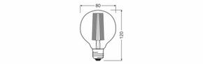 Osram LAMPE LED-Vintage-Lampe E27 818, dim. 1906LGL80D11W/818FSM