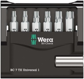 Wera Werk 6-rund Bit-Set 7-tlg 073404