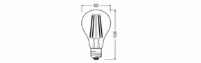 Ledvance LED-Sensorlampe E27 827, Sensor LEDCLA40DS4.9W827CL