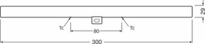 Osram LAMPE LED-Lampe S14D 827, 300mm LEDIBASE303,5827S14D