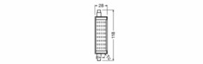 Ledvance LED-Lampe 118mm 827, 118mm LEDLINE11812515W827