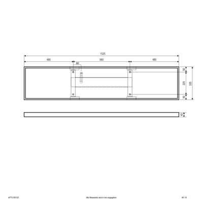 EVN Lichttechnik LED-Deckenanbaupanel APTU150125