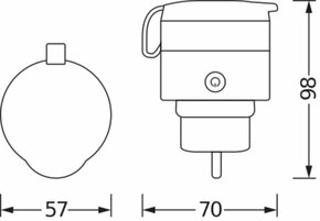 Ledvance SMART+ Steckdose Outdoor SMARTZBCOM.OUTD.PLUG