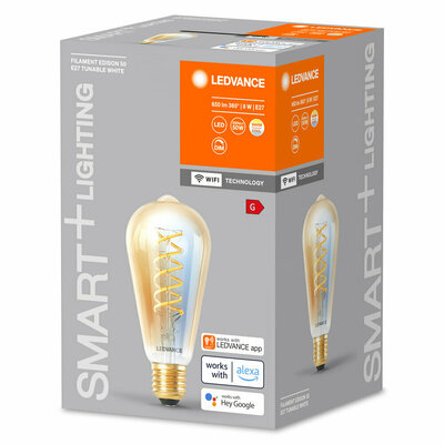 Ledvance SMART+ Lampe E27 E27, TW SMWFE50D8W/822FGDTW