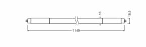 Ledvance LED-Tube T5 f.Netzspannung 865, 1149mm TUBET5ACHE28P 16W865