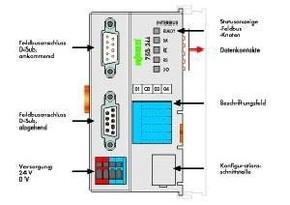 WAGO GmbH & Co. KG Feldbuskoppler Interbus ECO 500KB 750-344