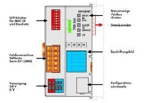 WAGO GmbH & Co. KG Feldbuskoppler Devicenet Eco 750-346