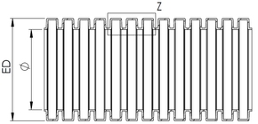 Wiska Wellrohr BCA-S-12-BK