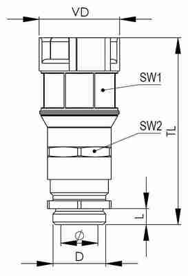 Wiska Wellrohrverschraubung EMBFSCG-12-20-BK