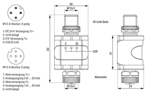 WAGO GmbH & Co. KG 2-Kanal-Analogausgang,IO Link Converter,4 20 765-2703/200-000